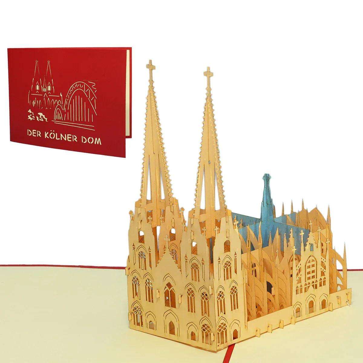 Pop-Up Karte Köln - 3D Stadtkarte Stadtbesichtigung Gutschein, N168 LINPopUp N168