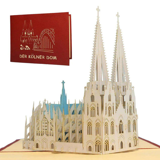 Pop-Up Karte Köln - 3D Stadtkarte Stadtbesichtigung Gutschein, N169 LINPopUp N169