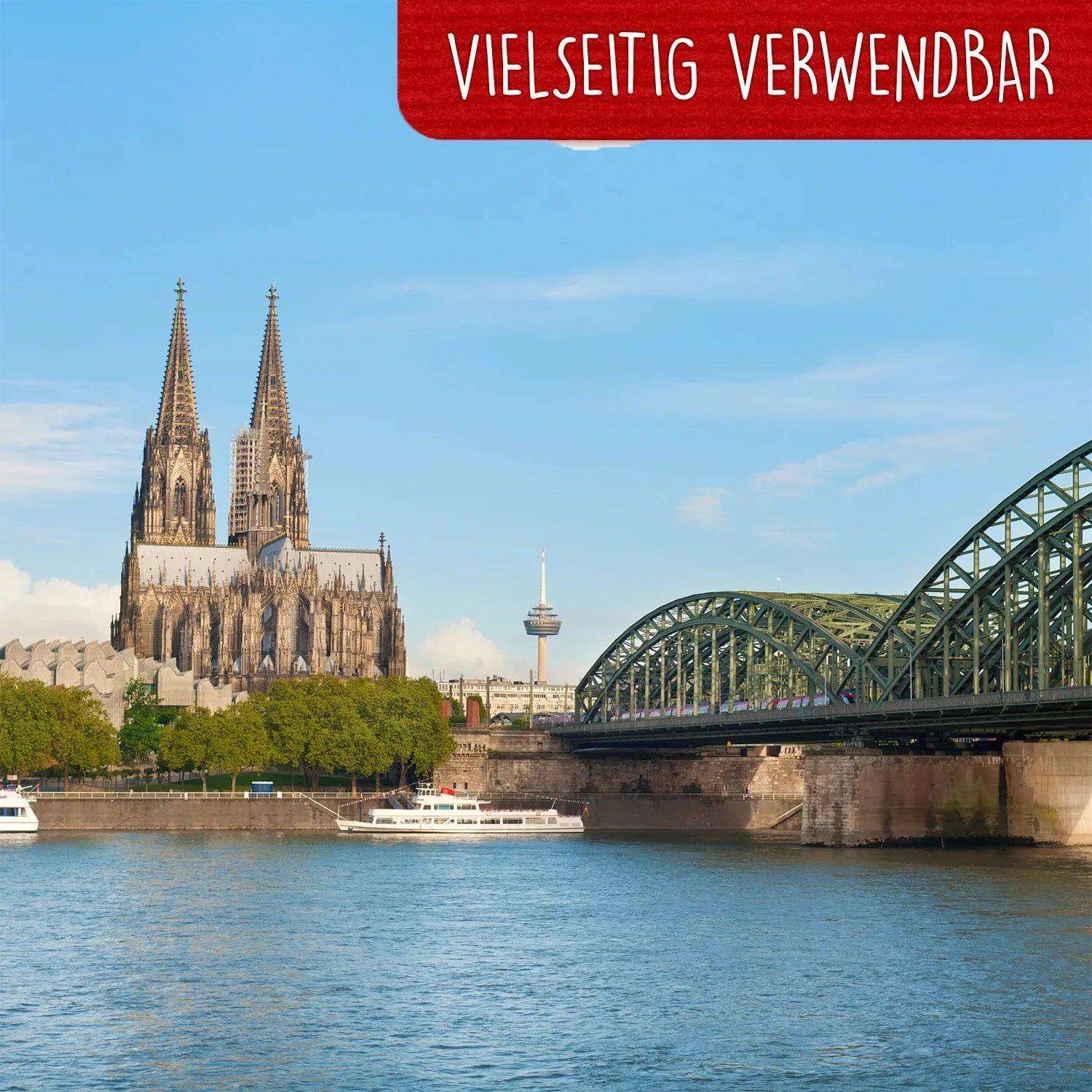 Pop-Up Karte Köln - 3D Stadtkarte Stadtbesichtigung Gutschein, N169 LINPopUp N169