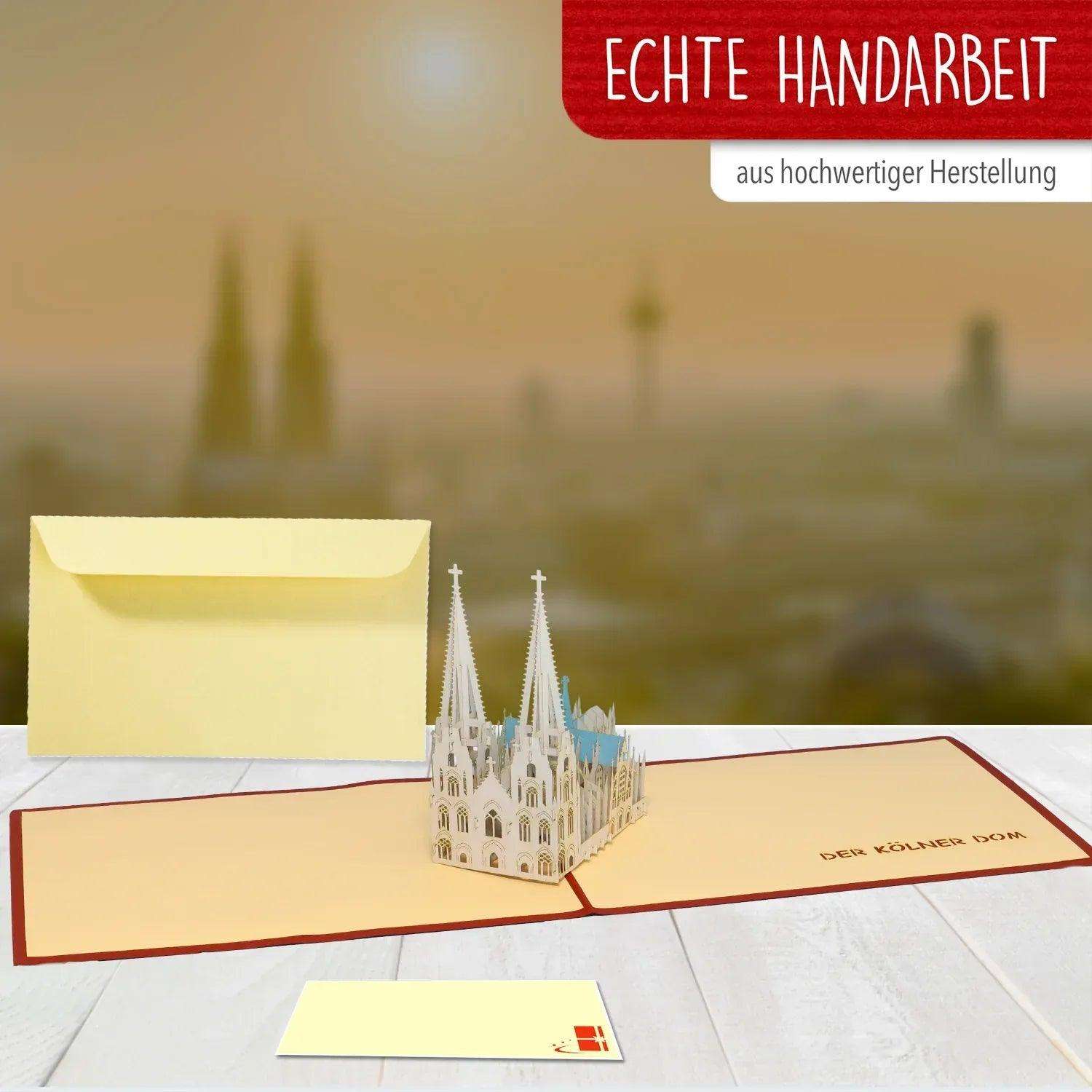 Pop-Up Karte Köln - 3D Stadtkarte Stadtbesichtigung Gutschein, N169 LINPopUp N169