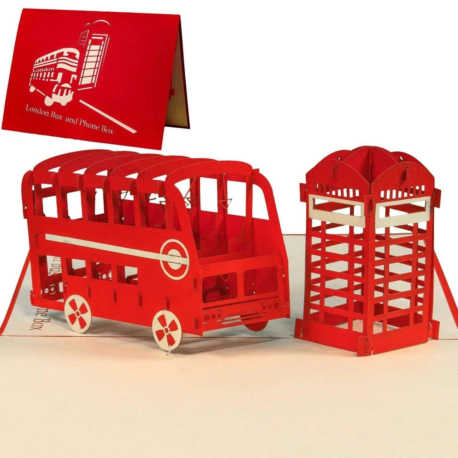 Pop-Up Karte London - 3D Stadtkarte Stadtbesichtigung Gutschein, N162 LINPopUp N162