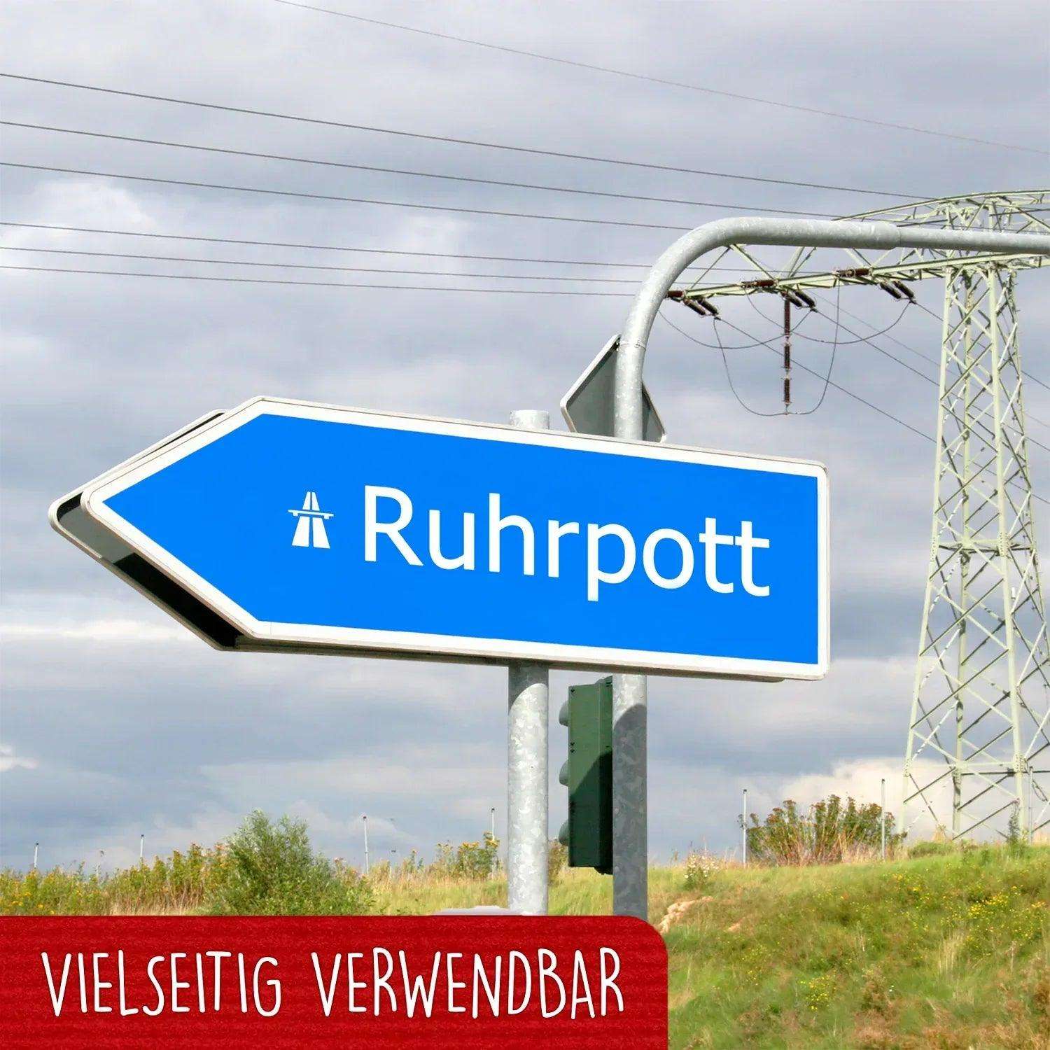 Pop-Up Karte Ruhrgebiet - 3D Stadtkarte Stadtbesichtigung Gutschein, N267 - LINPopUp