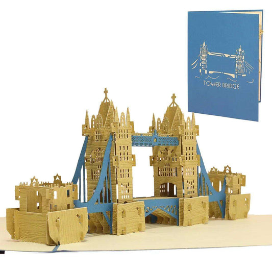 Pop-Up Karte Tower Bridge - 3D Stadtkarte Stadtbesichtigung Gutschein, N187 LINPopUp N187