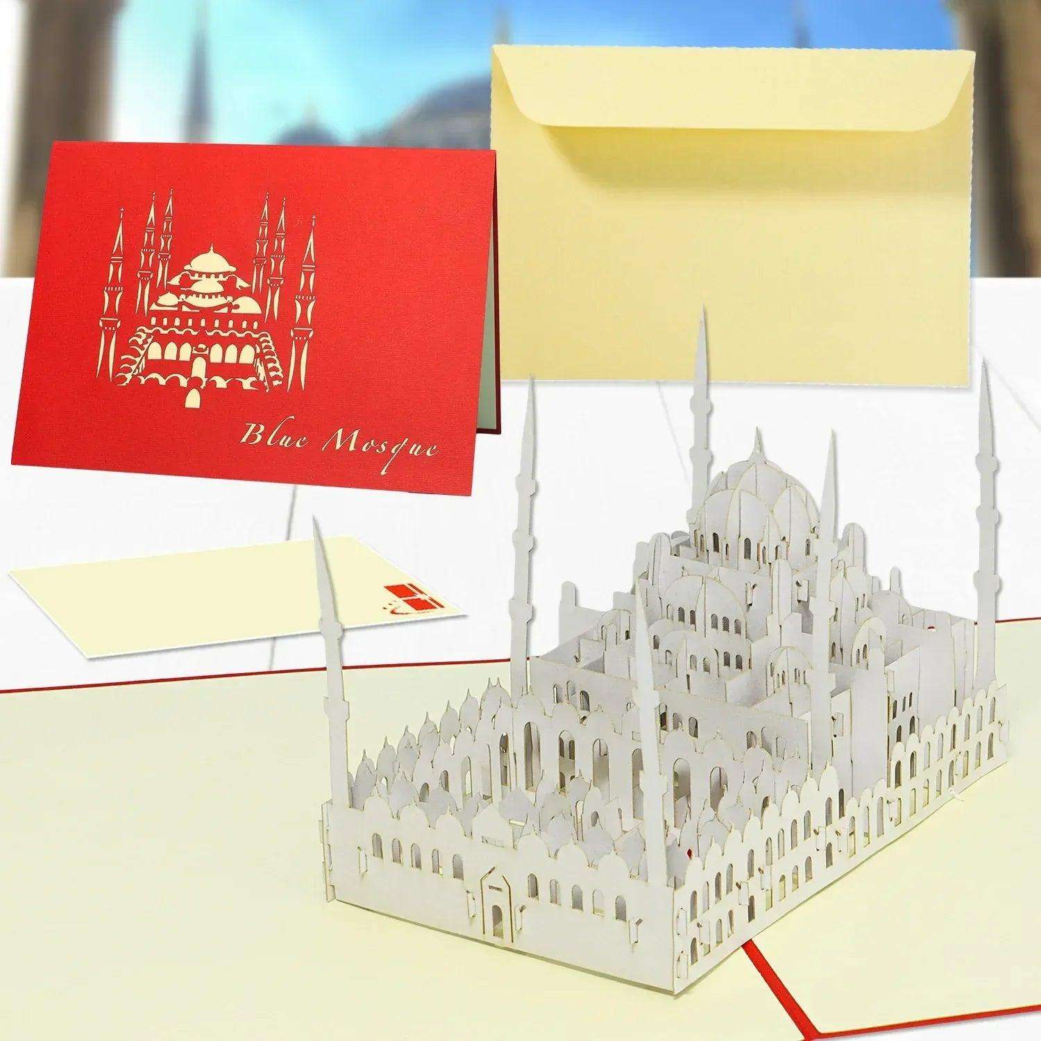 Pop-Up Karte Türkei - 3D Stadtkarte Stadtbesichtigung Gutschein, N183 LINPopUp N183