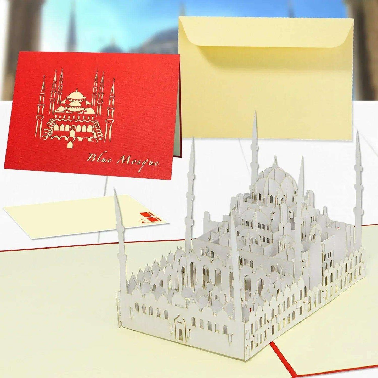Pop-Up Karte Türkei - 3D Stadtkarte Stadtbesichtigung Gutschein, N183 - LINPopUp
