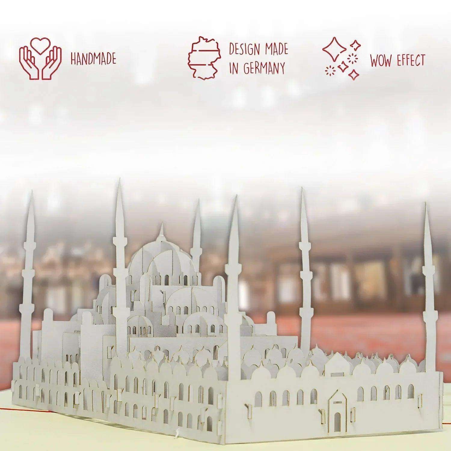 Pop-Up Karte Türkei - 3D Stadtkarte Stadtbesichtigung Gutschein, N183 - LINPopUp