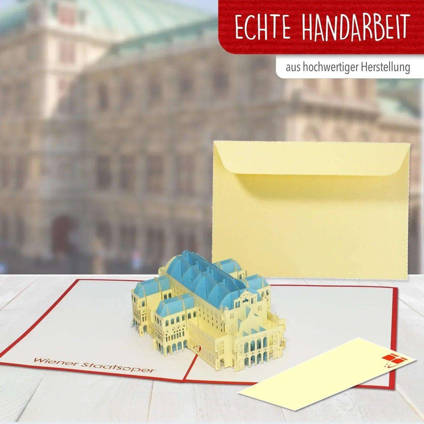 Pop-Up Karte Wien - 3D Stadtkarte Stadtbesichtigung Gutschein, N261 LINPopUp 
