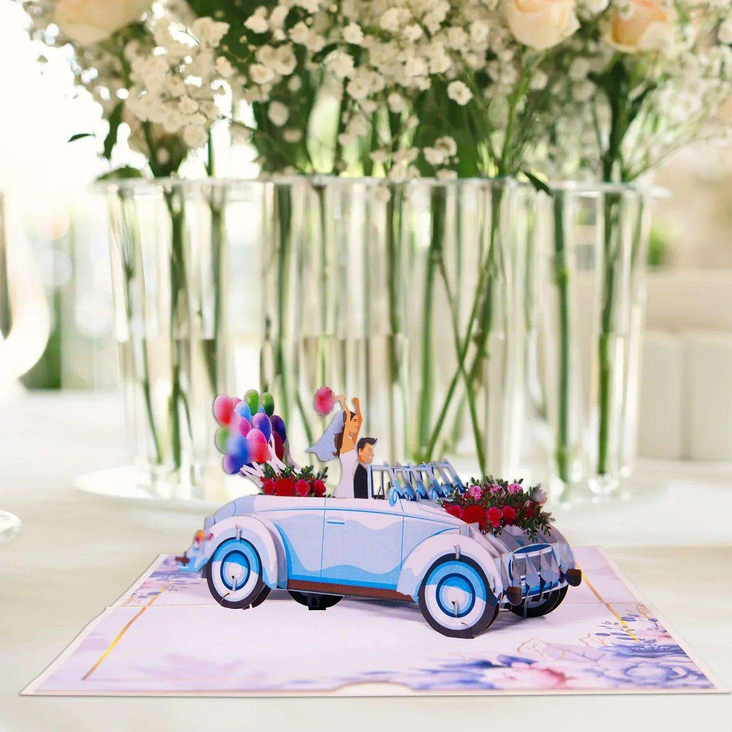 Pop - Up Hochzeitskarte mit Geldfach - Hochzeit, N38 LINPopUp N38