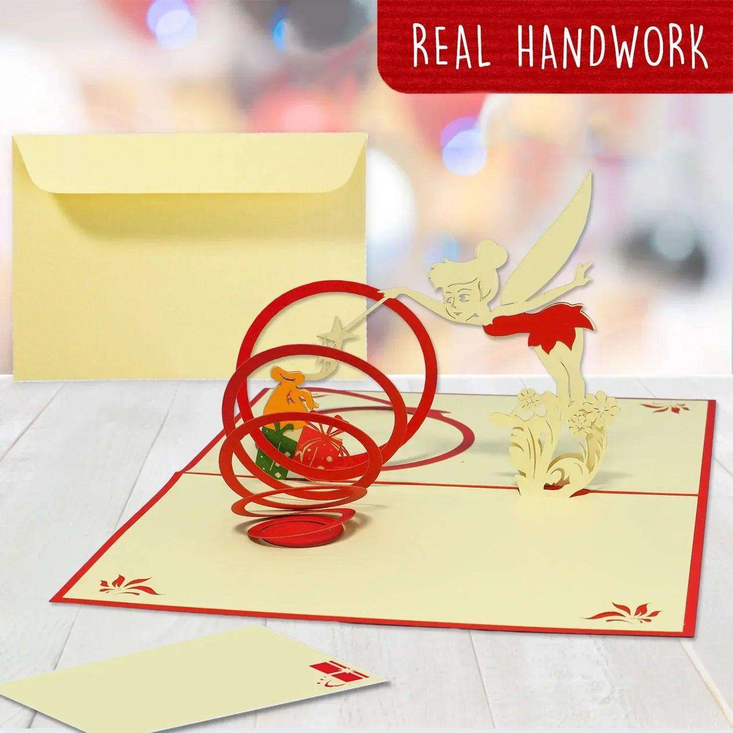 3D Pop-Up Karte Elfe, N14 - LINPopUp