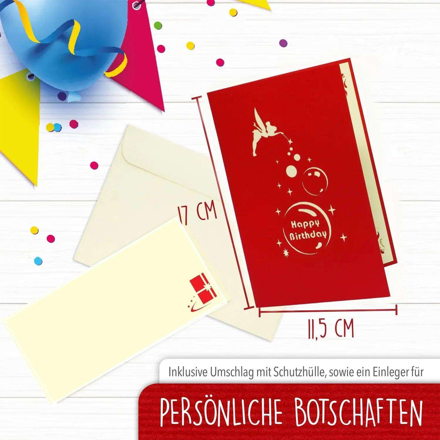 3D Pop-Up Karte Elfe, N14 - LINPopUp