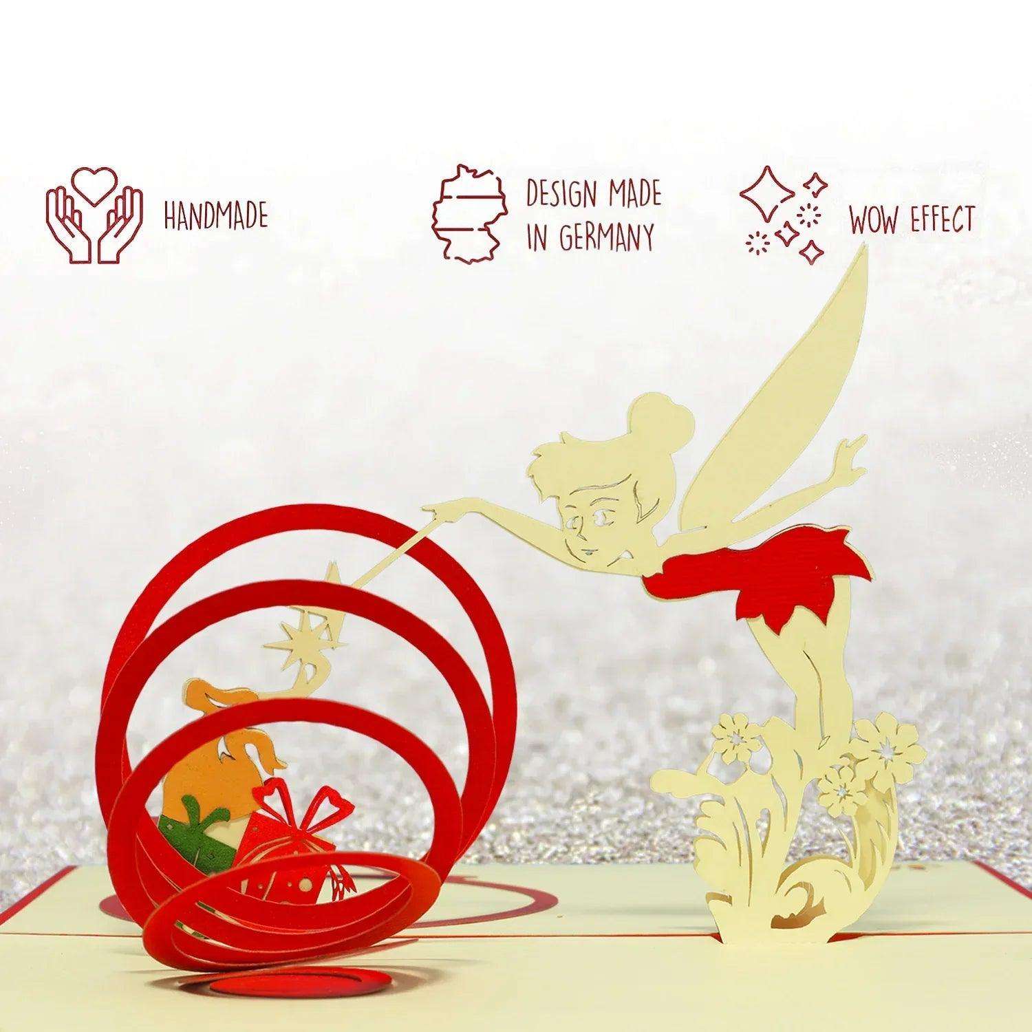 3D Pop-Up Karte Elfe, N14 - LINPopUp