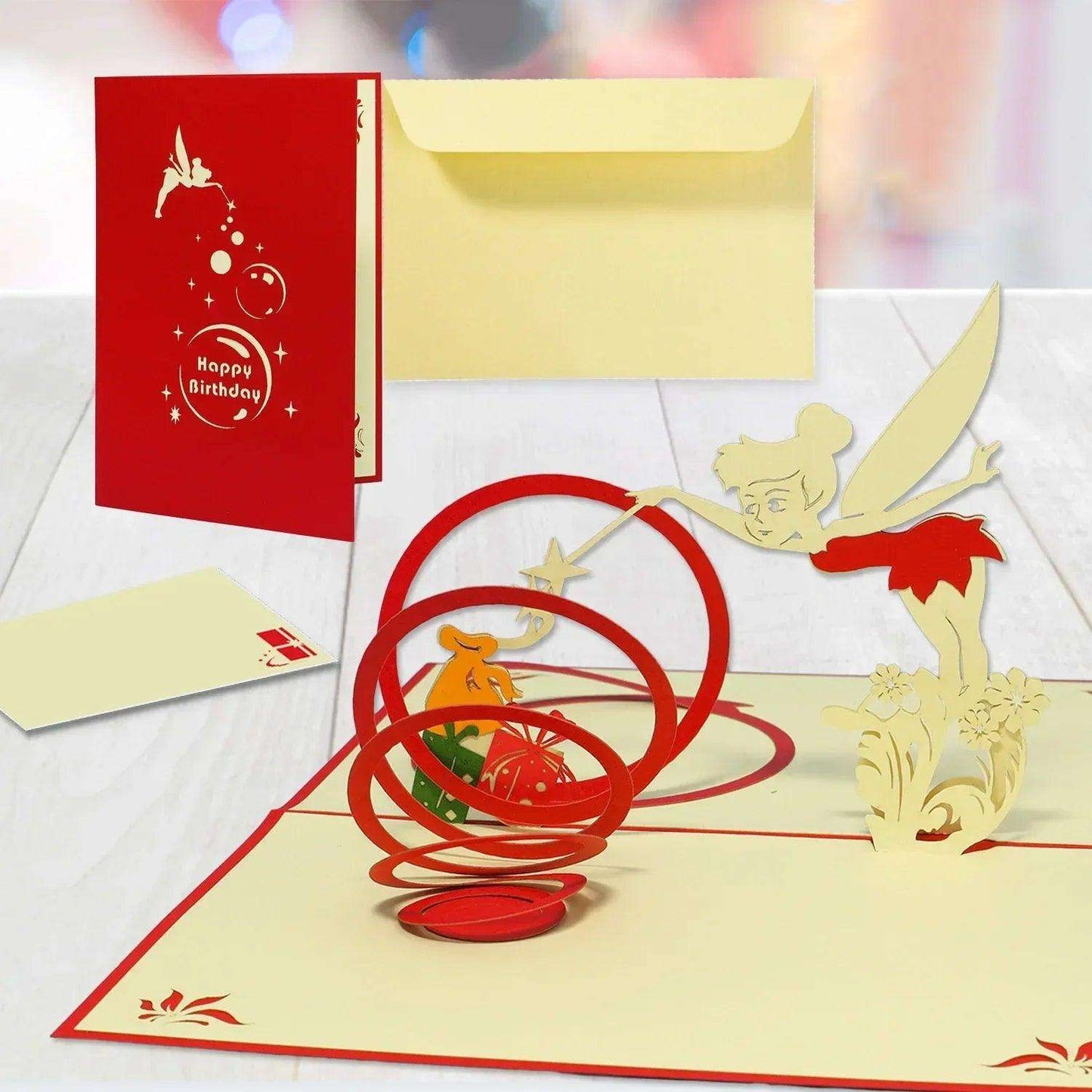 3D Pop-Up Karte Elfe, N14 - LINPopUp