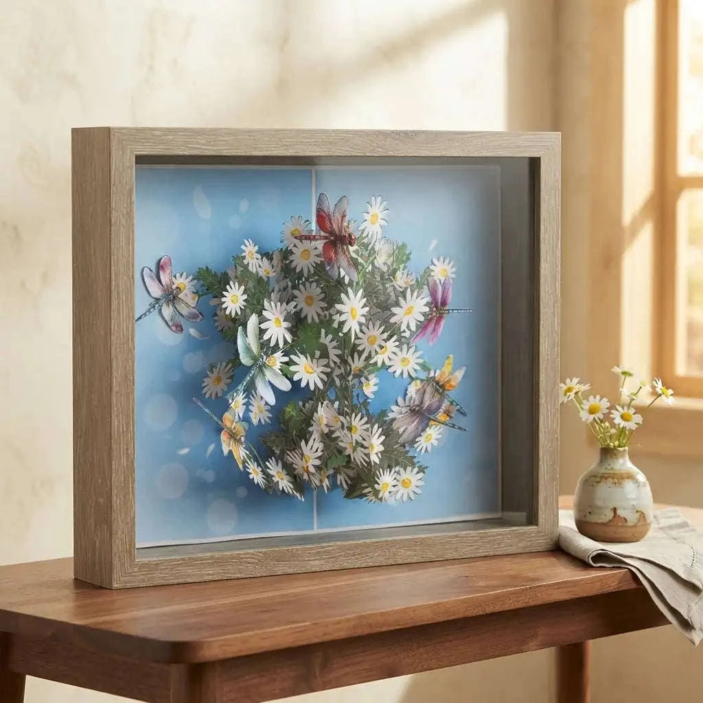 XXL Gänseblümchen Pop Up Karte – Große 3D Grußkarte Blumen | LINPopUp LINPopUp 17889-N376