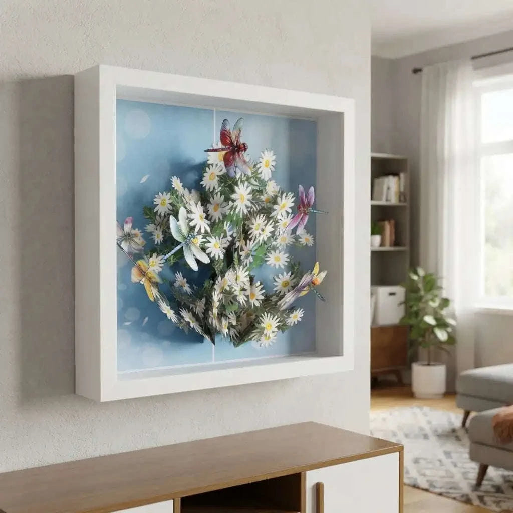 XXL Gänseblümchen Pop Up Karte – Große 3D Grußkarte Blumen | LINPopUp LINPopUp 17889-N376
