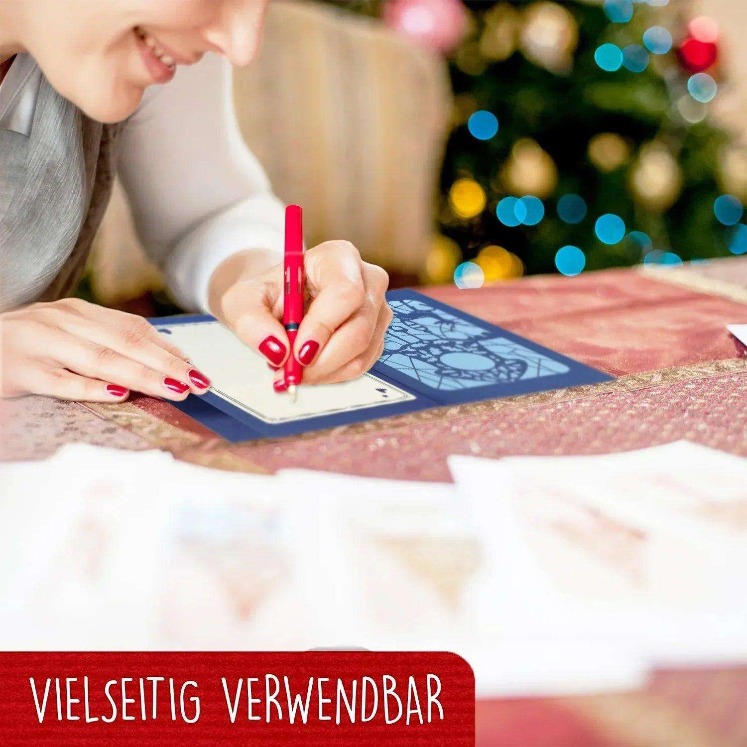 Pop Up Weihnachtskarte 3D Deluxe - Weihnachtsuhr, N703 LINPopUp N703