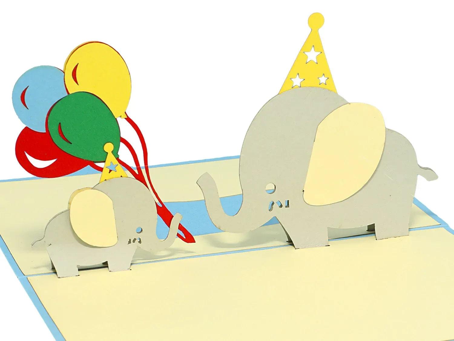 3D Pop-Up Karte Geburt - Geburtskarte, Einladungskarten Taufe, Willkommensfeier, Babyparty, N288 - LINPopUp