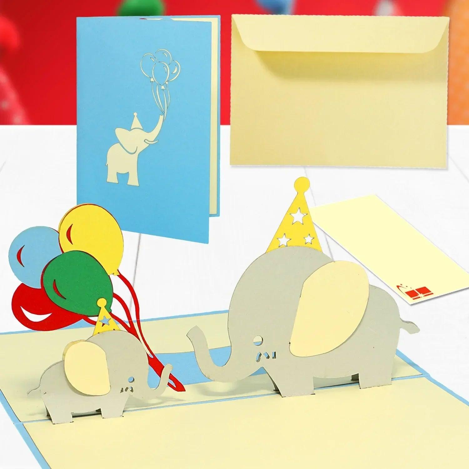 3D Pop-Up Karte Geburt - Geburtskarte, Einladungskarten Taufe, Willkommensfeier, Babyparty, N288 - LINPopUp