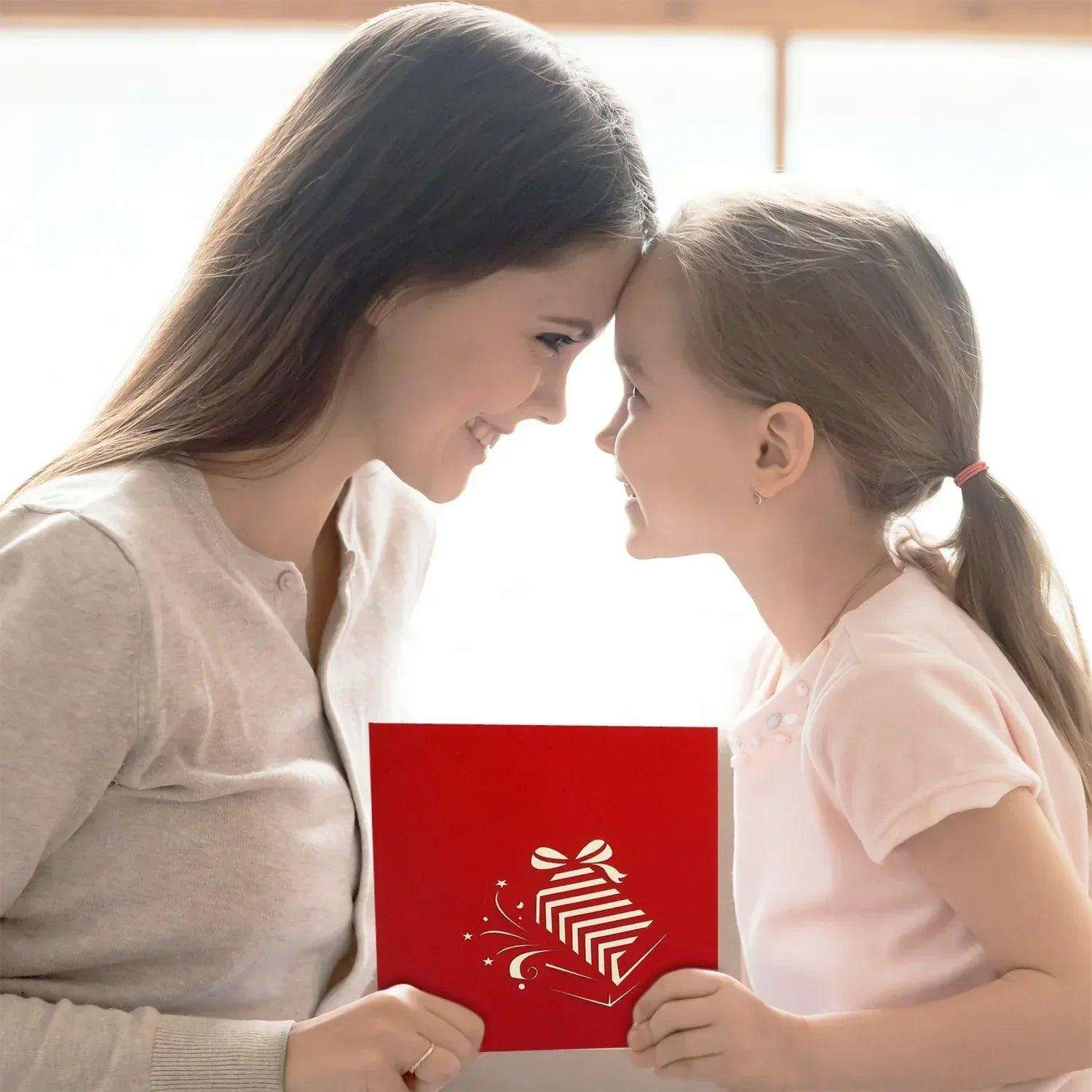 Pop Up Weihnachtskarte 3D - Weihnachtsgeschenke, N336 LINPopUp N336
