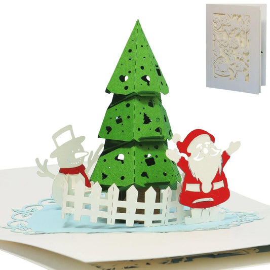 Pop Up Weihnachtskarte 3D Deluxe - Tannenbaum, N701 - LINPopUp
