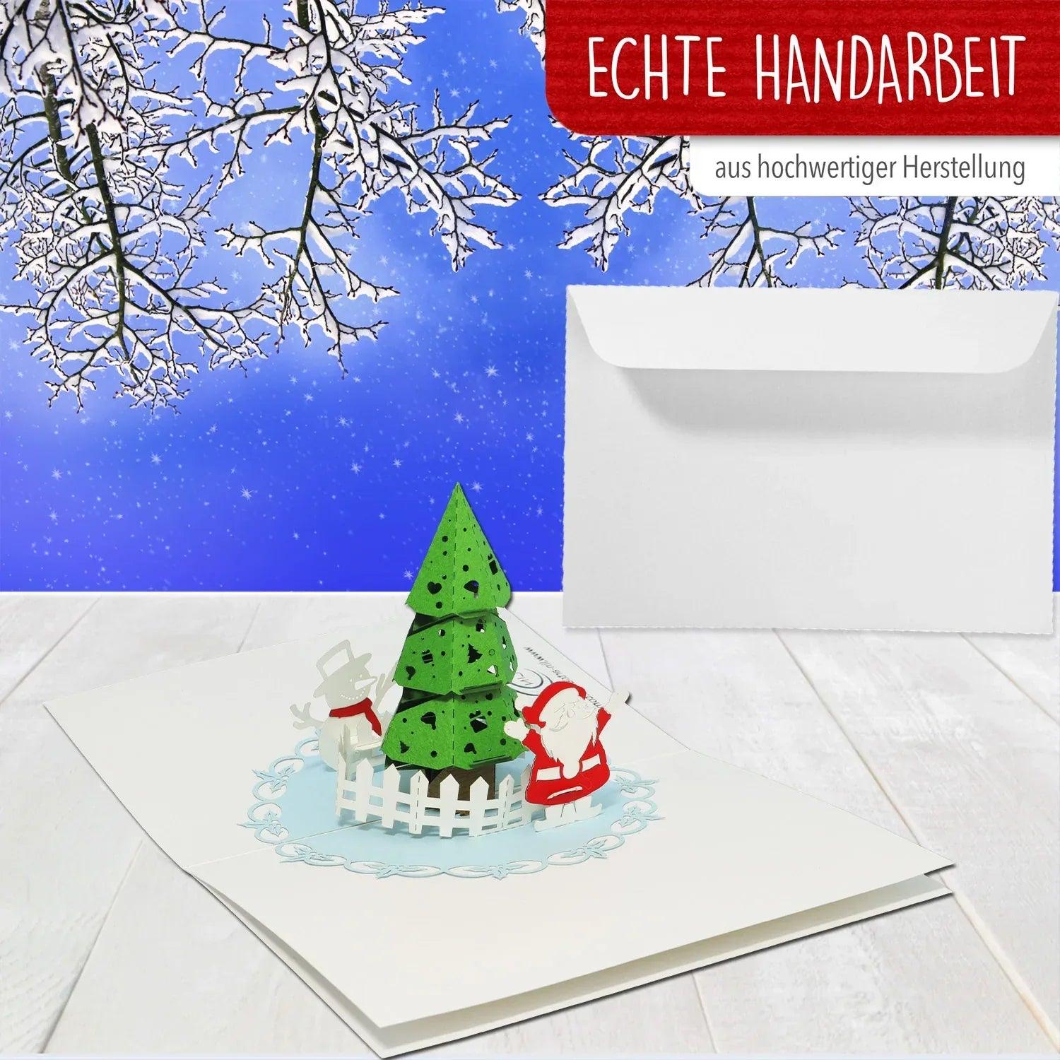 Pop Up Weihnachtskarte 3D Deluxe - Tannenbaum, N701 - LINPopUp