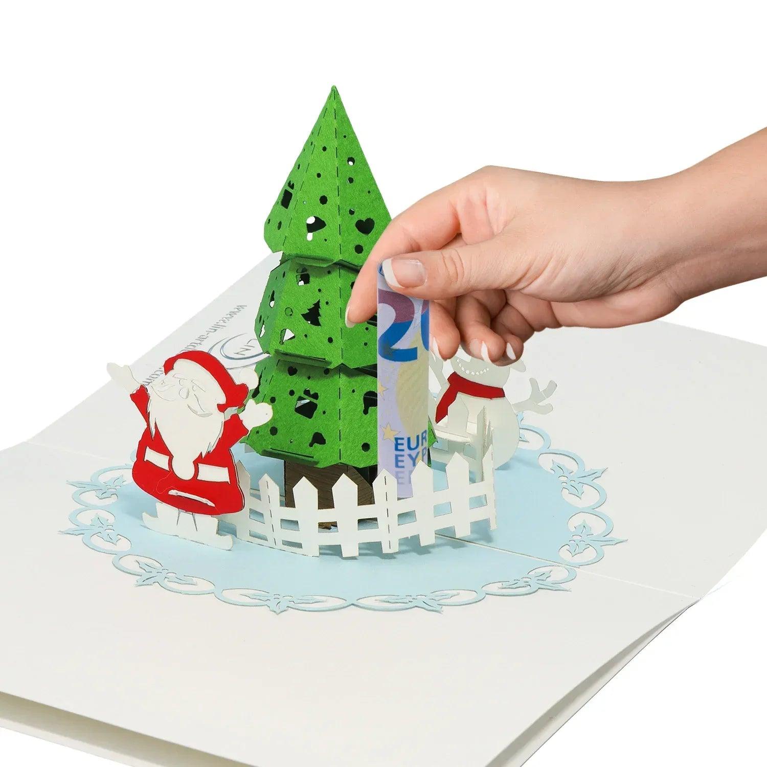 Pop Up Weihnachtskarte 3D Deluxe - Tannenbaum, N701 - LINPopUp