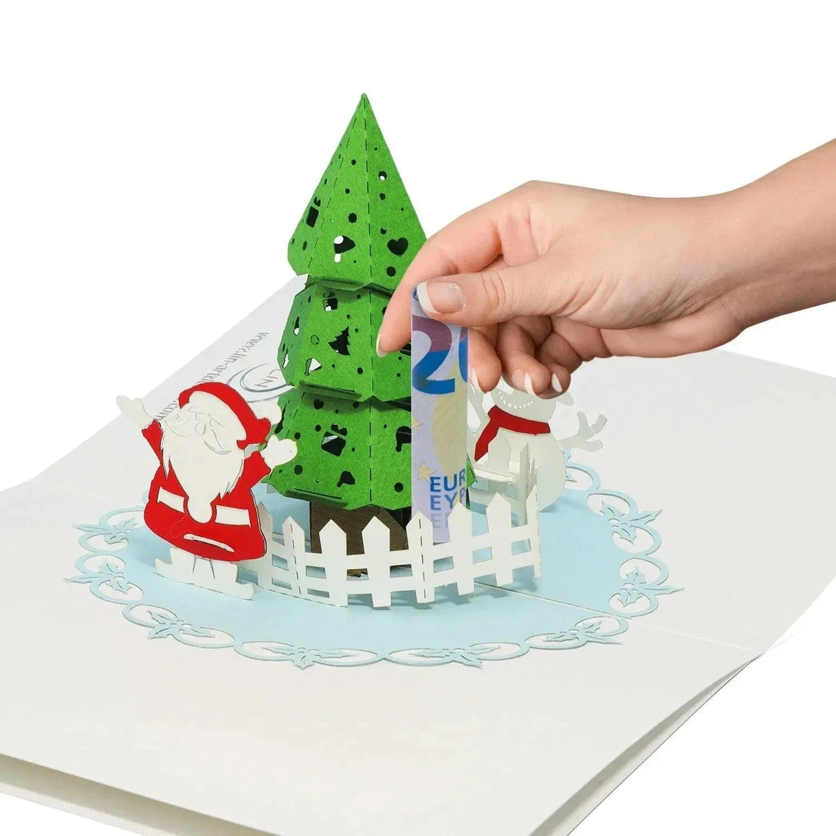 Pop Up Weihnachtskarte 3D Deluxe - Tannenbaum, N701 - LINPopUp