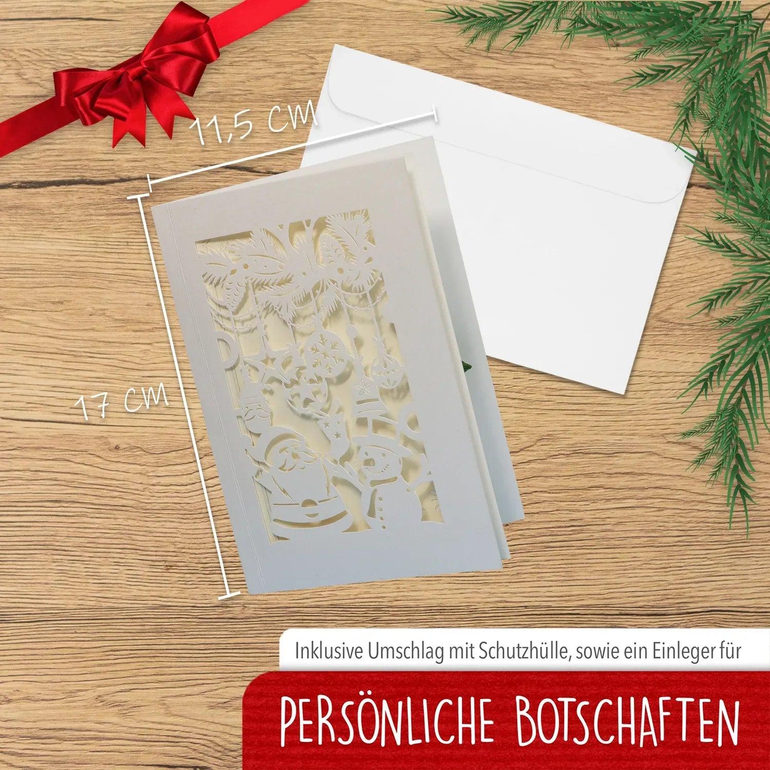 Pop Up Weihnachtskarte 3D Deluxe - Tannenbaum, N701 - LINPopUp