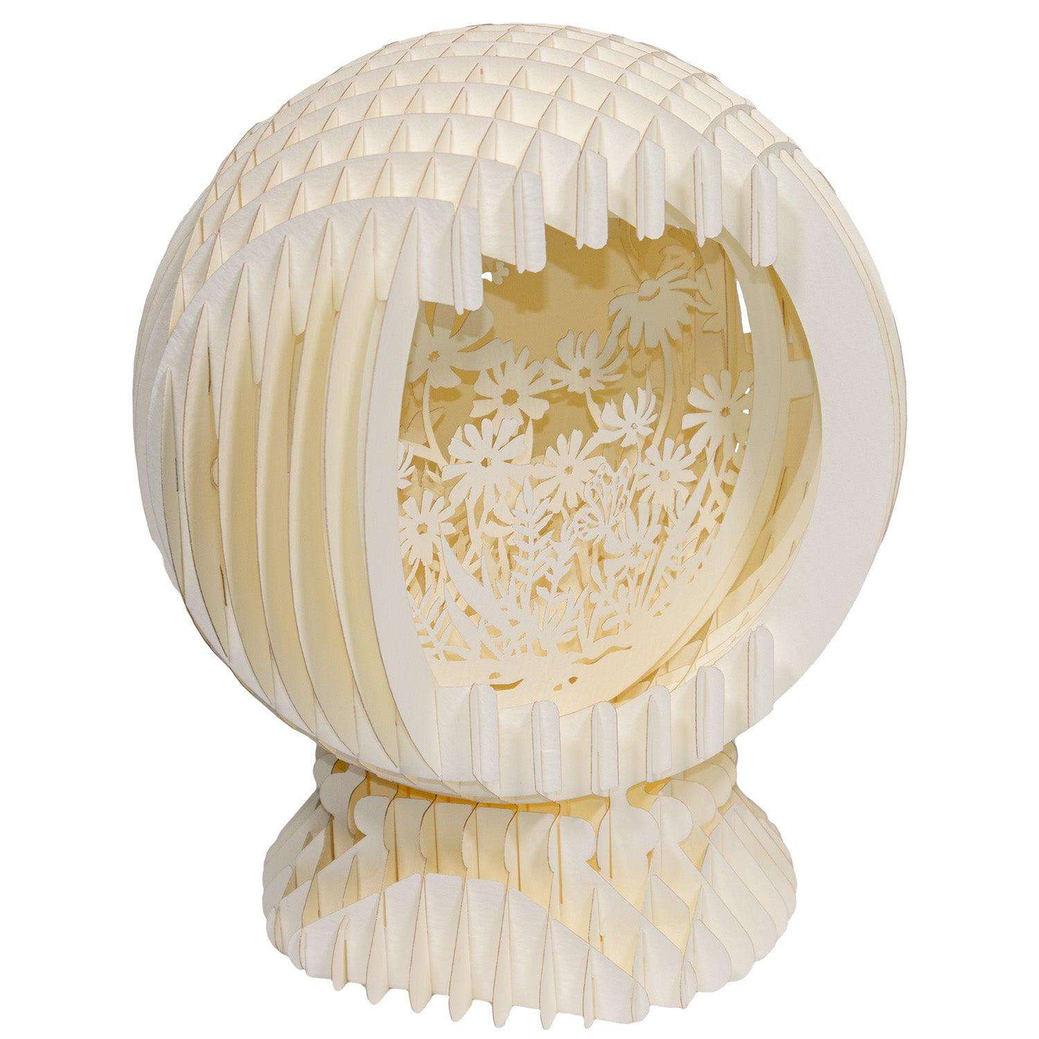 LINPopUp MagicPaper – 3D Pop-Up Blumen Garten Kugel LINPopUp N02-1