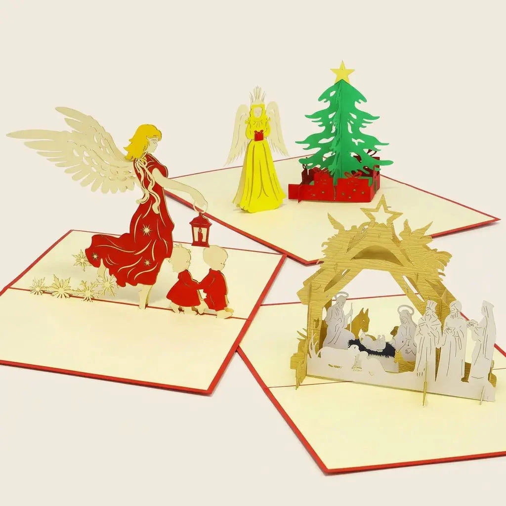 3er-Weihnachtskarten-Set Weihnachtssegen | LINPopUp LINPopUp S13