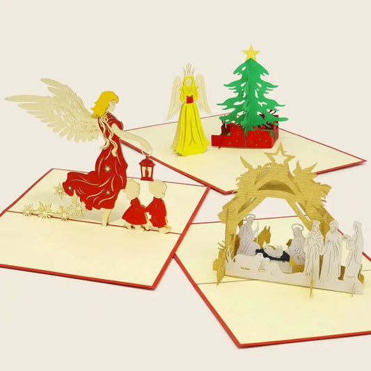 3er-Weihnachtskarten-Set Weihnachtssegen | LINPopUp LINPopUp S13