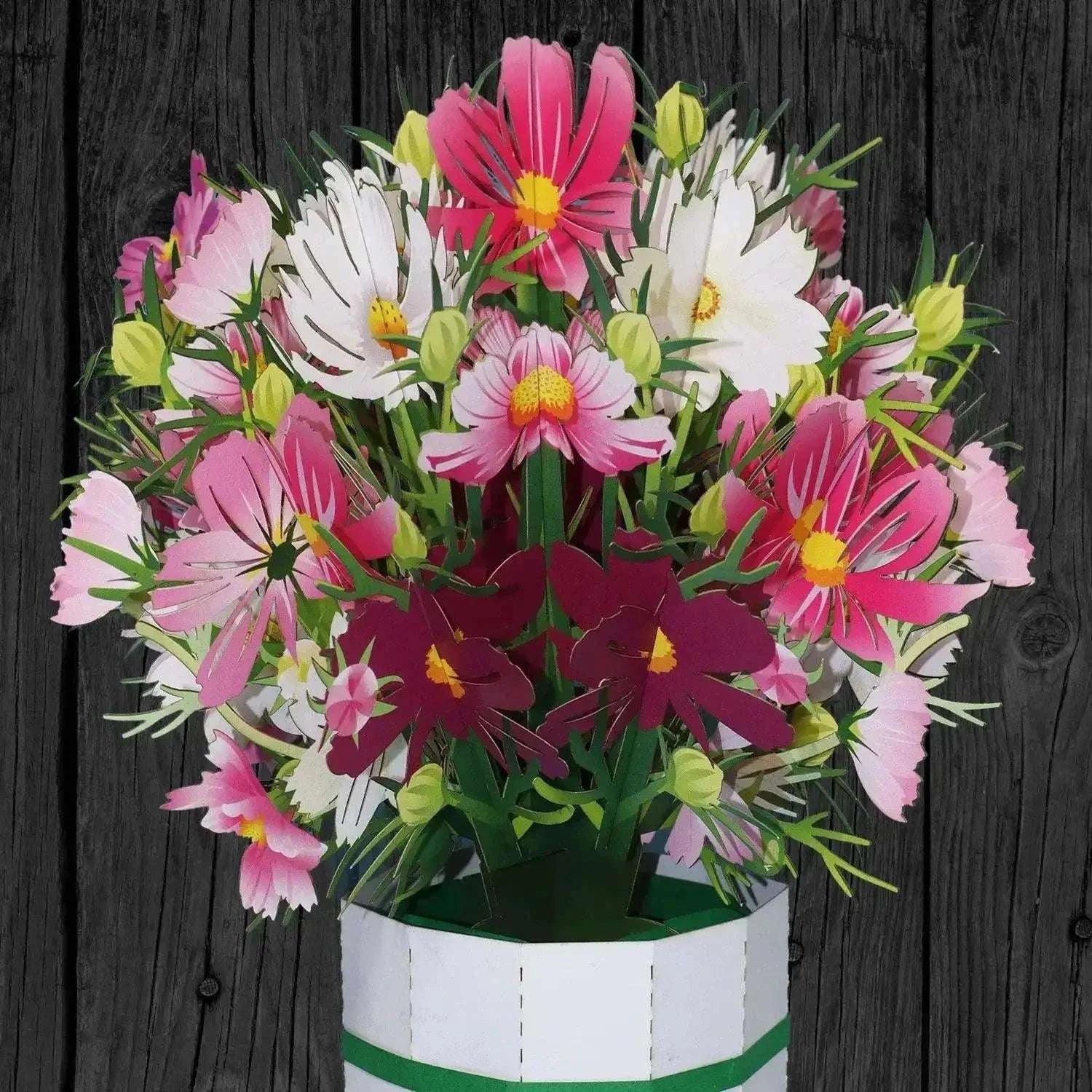 Pop-Up XXL Blumenstrauß - 3D Papierblumen, N803 LINPopUp N803