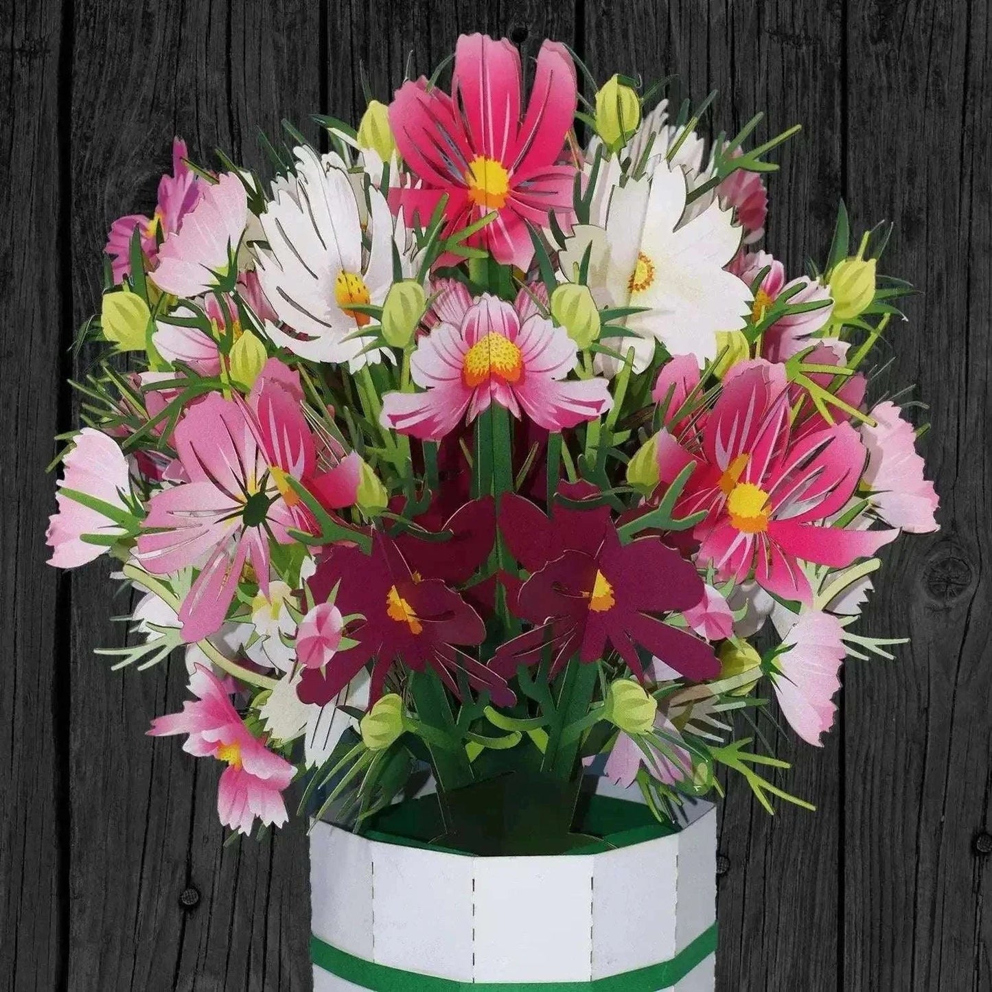 Pop-Up XXL Blumenstrauß - 3D Papierblumen, N803 - LINPopUp