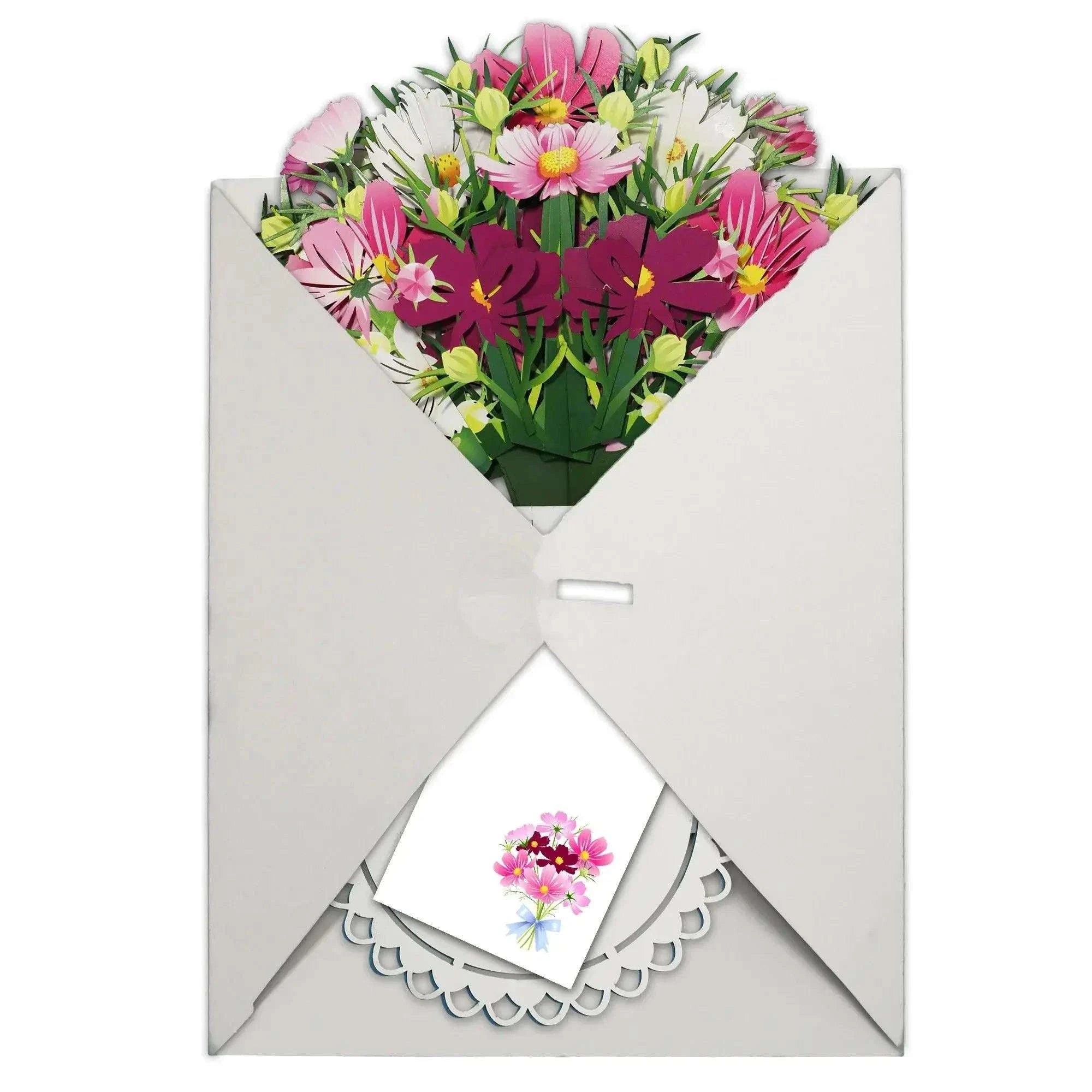 Pop-Up XXL Blumenstrauß - 3D Papierblumen, N803 LINPopUp N803