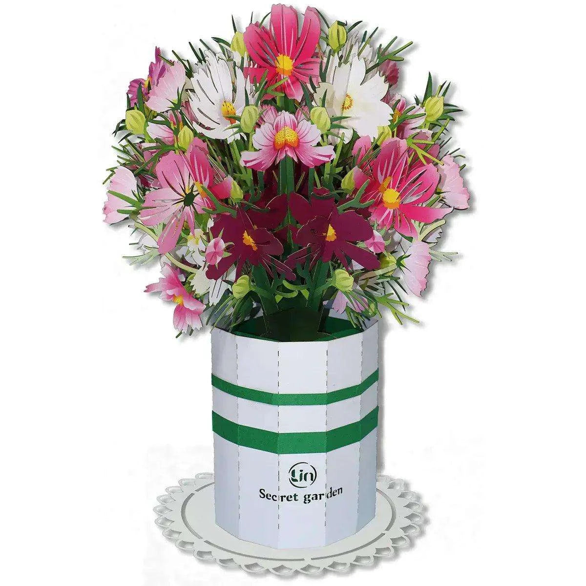 Pop-Up XXL Blumenstrauß - 3D Papierblumen, N803 LINPopUp N803