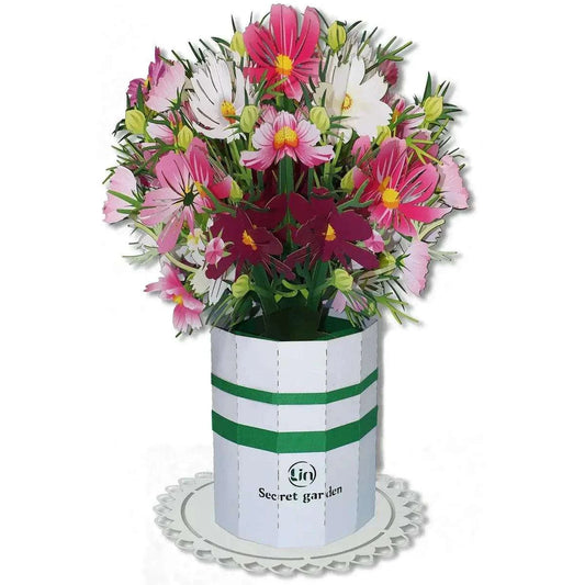 Pop-Up XXL Blumenstrauß - 3D Papierblumen, N803 - LINPopUp