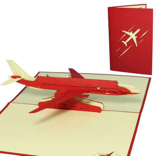3D Pop-Up Karte Flugzeug, N263 - LINPopUp