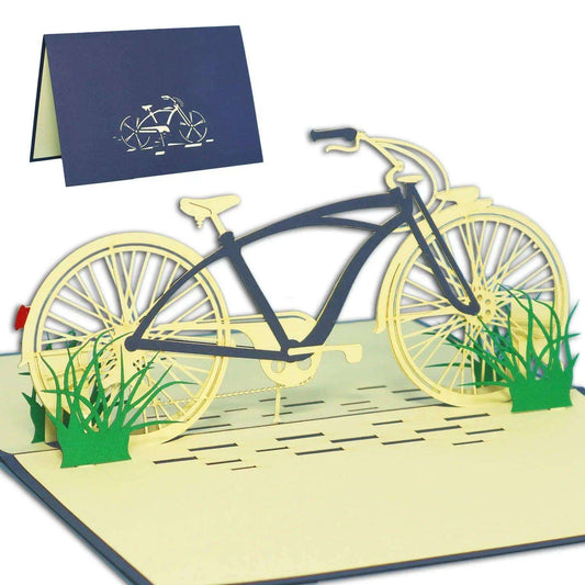 3D Pop-Up Karte Fahrrad - Gutschein für Radfahrer, N154 - LINPopUp