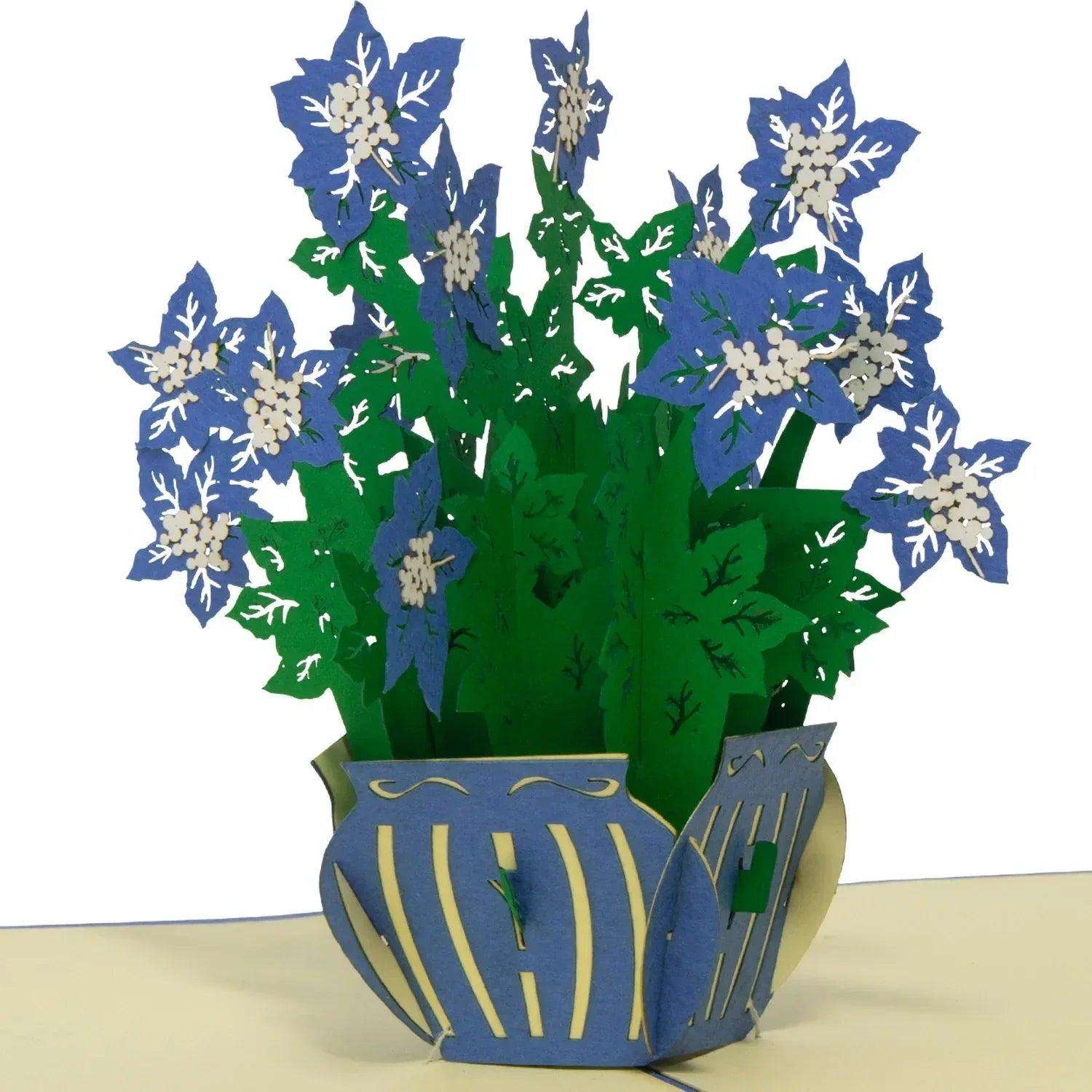 3D Pop-Up Karte Blumenkarte, Blumen, N391 LINPopUp N391