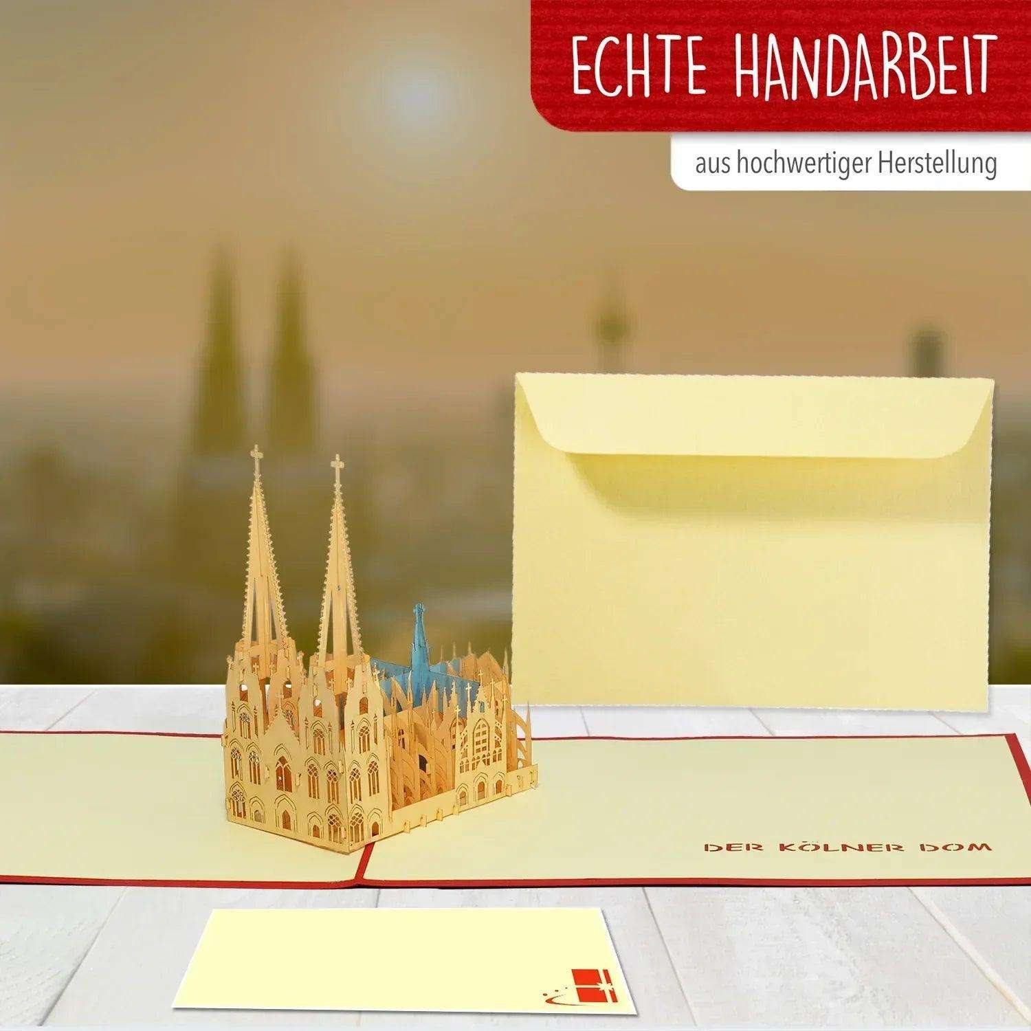 Pop-Up Karte Köln - 3D Stadtkarte Stadtbesichtigung Gutschein, N168 LINPopUp N168