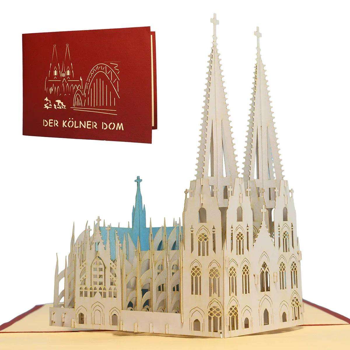 Pop-Up Karte Köln - 3D Stadtkarte Stadtbesichtigung Gutschein, N169 LINPopUp N169