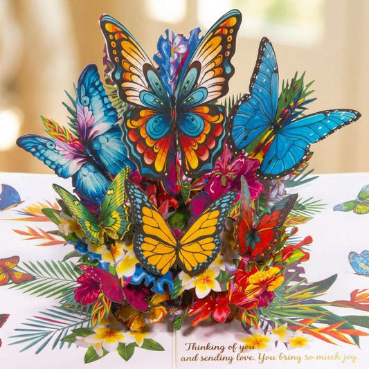 XXL Schmetterling Pop Up Karte – Große 3D Grußkarte | LINPopUp LINPopUp 17884
