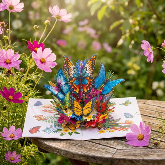 XXL Schmetterling Pop Up Karte – Große 3D Grußkarte | LINPopUp LINPopUp 17884