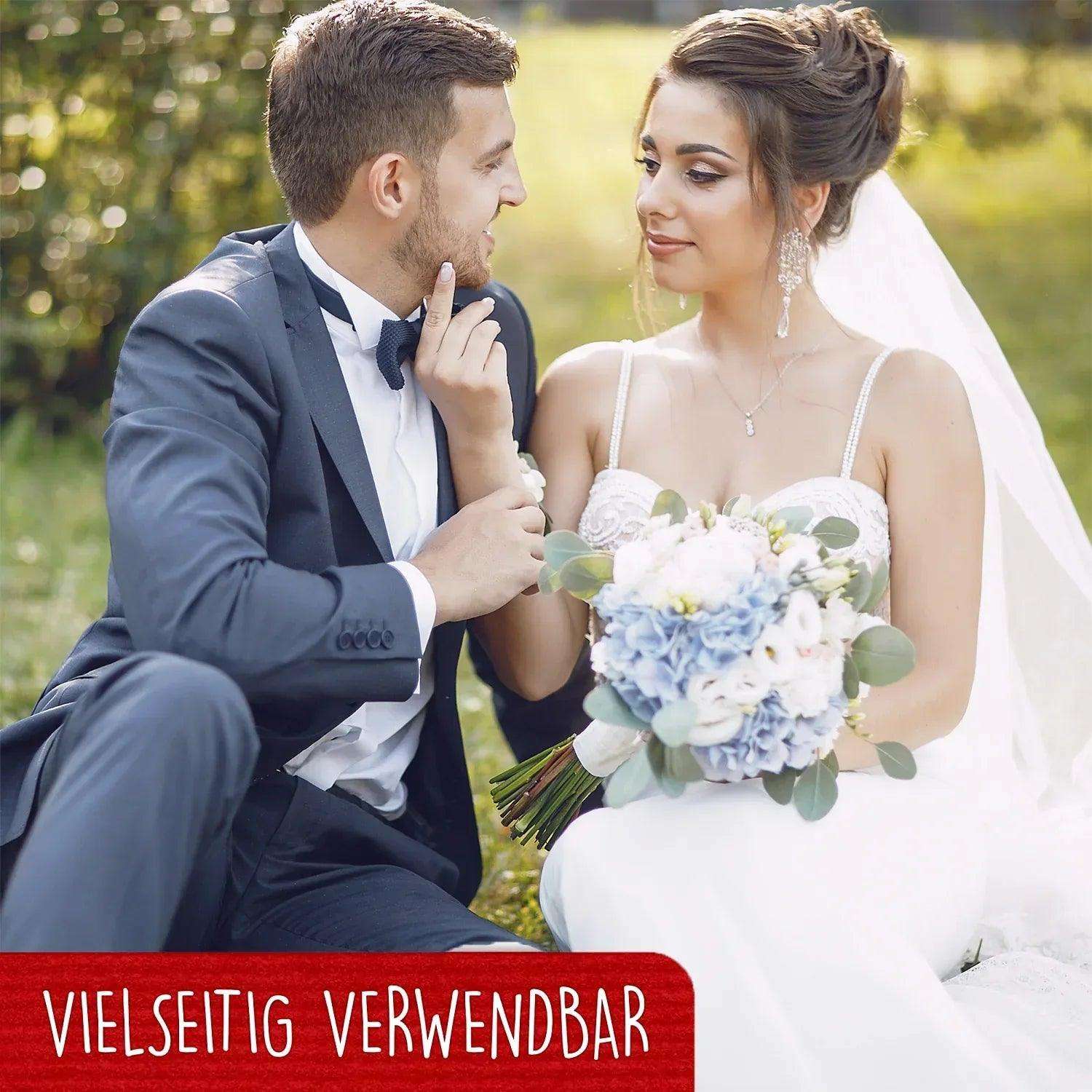 Hochzeitskarte Pop Up 3D - Glückwunschkarte zur Hochzeit, Brautkleid, N225 - LINPopUp