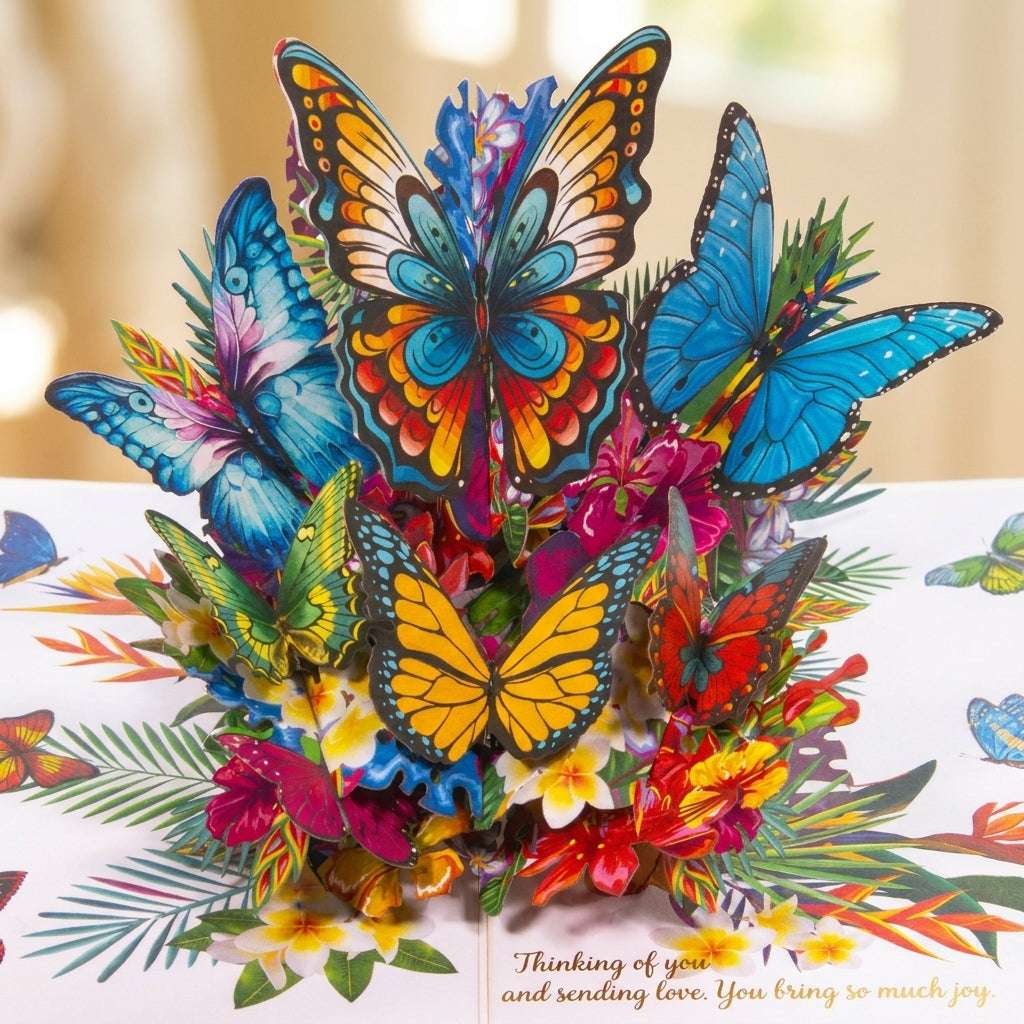 XXL Schmetterling Pop Up Karte – Große 3D Grußkarte | LINPopUp LINPopUp 17884